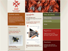 Tablet Screenshot of caat.org.ar